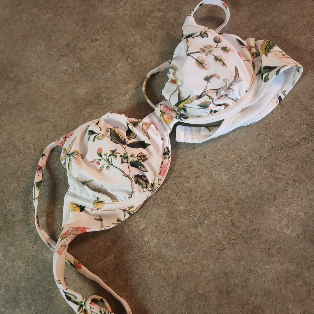 Floral Women's Swim Top - Picture 4 of 4